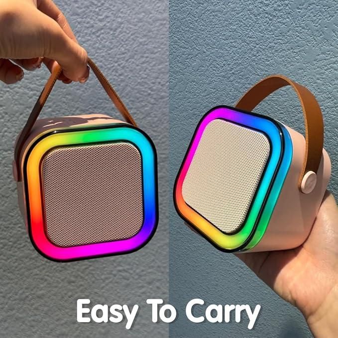 Portable Bluetooth Karaoke Speaker – Built-in Mic for Home, Stage & Outdoor Use