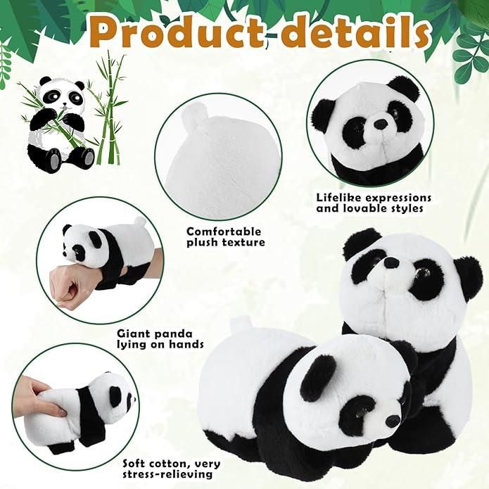 Cute Stuffed Slap Bracelet Toy – Plush Panda for Kids | Soft & Wearable