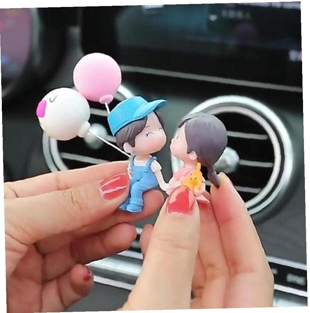 Couple Car Decoration – Cute Cartoon Figurine for Dashboard & Gift