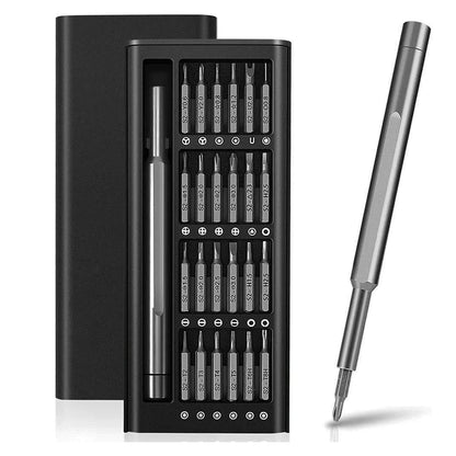 24-in-1 Precision Screwdriver Set – Magnetic Bits with Aluminum Case for Electronics & DIY