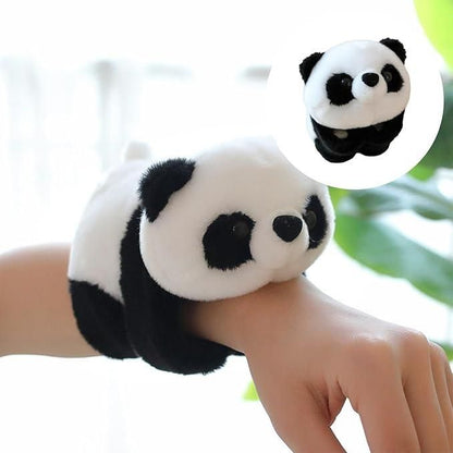 Cute Stuffed Slap Bracelet Toy – Plush Panda for Kids | Soft & Wearable