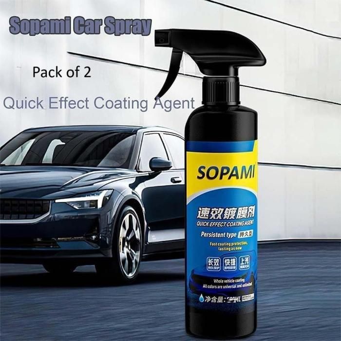 Sopami Car Coating Spray 50ml (Pack of 2) – High Gloss & Protection for All Surfaces
