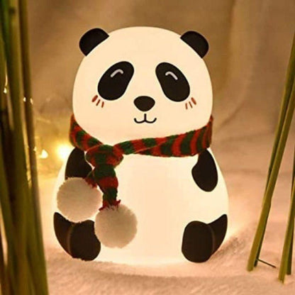 Cute Panda Light Lamp for Kids – Soft Silicone Touch Lamp