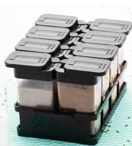 Spice Storage Box Jar – Modular Container Set (100ml Each)