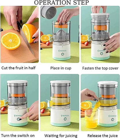 Electric Citrus Juicer – Portable, Rechargeable & High-Efficiency Juicing