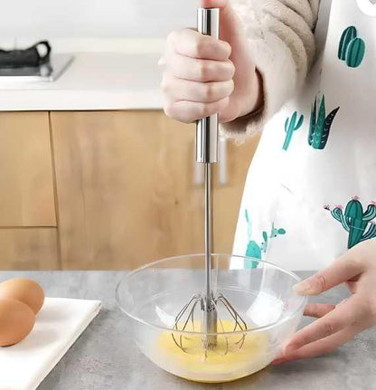 Manual Stainless Steel Kitchen Hand Whisk Mixer (Balloon Whisk)