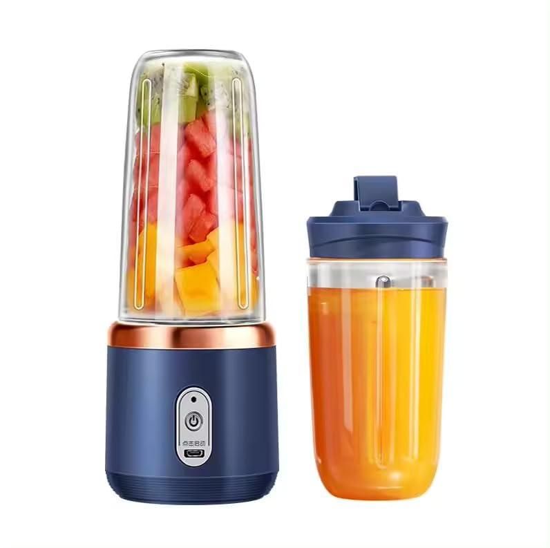 Small Portable Juicer – USB Rechargeable Mini Blender for Juice & Smoothies