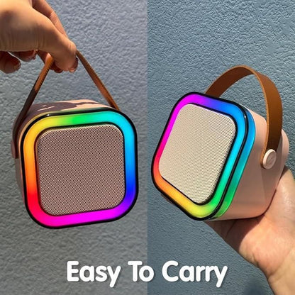 Portable Bluetooth Karaoke Speaker – Built-in Mic for Home, Stage & Outdoor Use