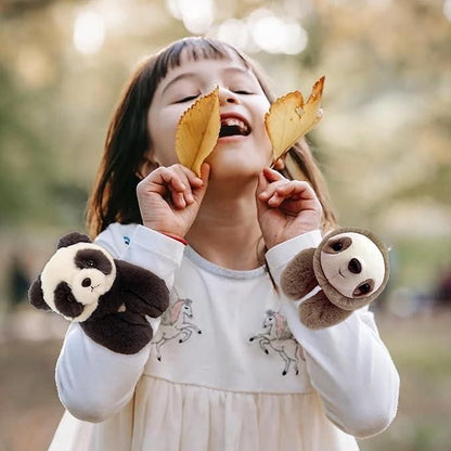 Cute Stuffed Slap Bracelet Toy – Plush Panda for Kids | Soft & Wearable