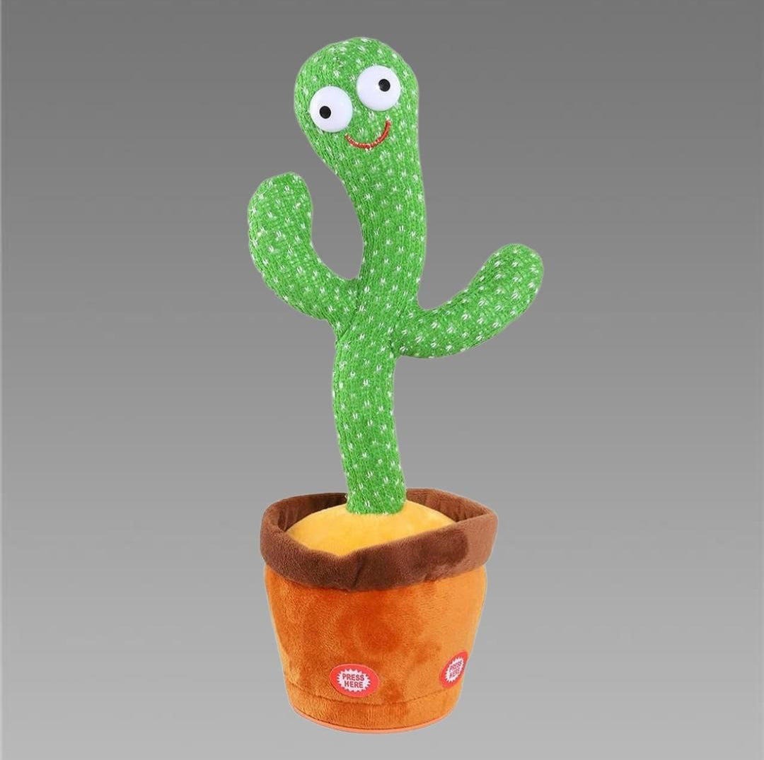 led musical dancing & mimicry cactus toy