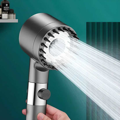 Multi-Mode Handheld Shower Head with Filtration & Cleaning Brush